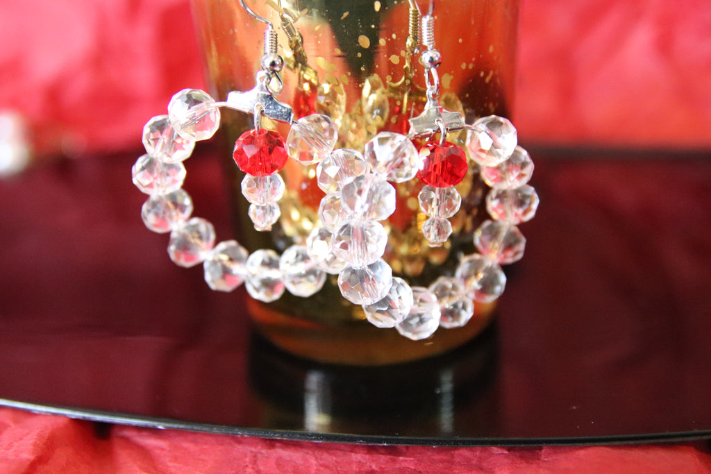 Boucles d'oreilles perles élégantes