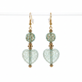 Perles translucides fond blanc